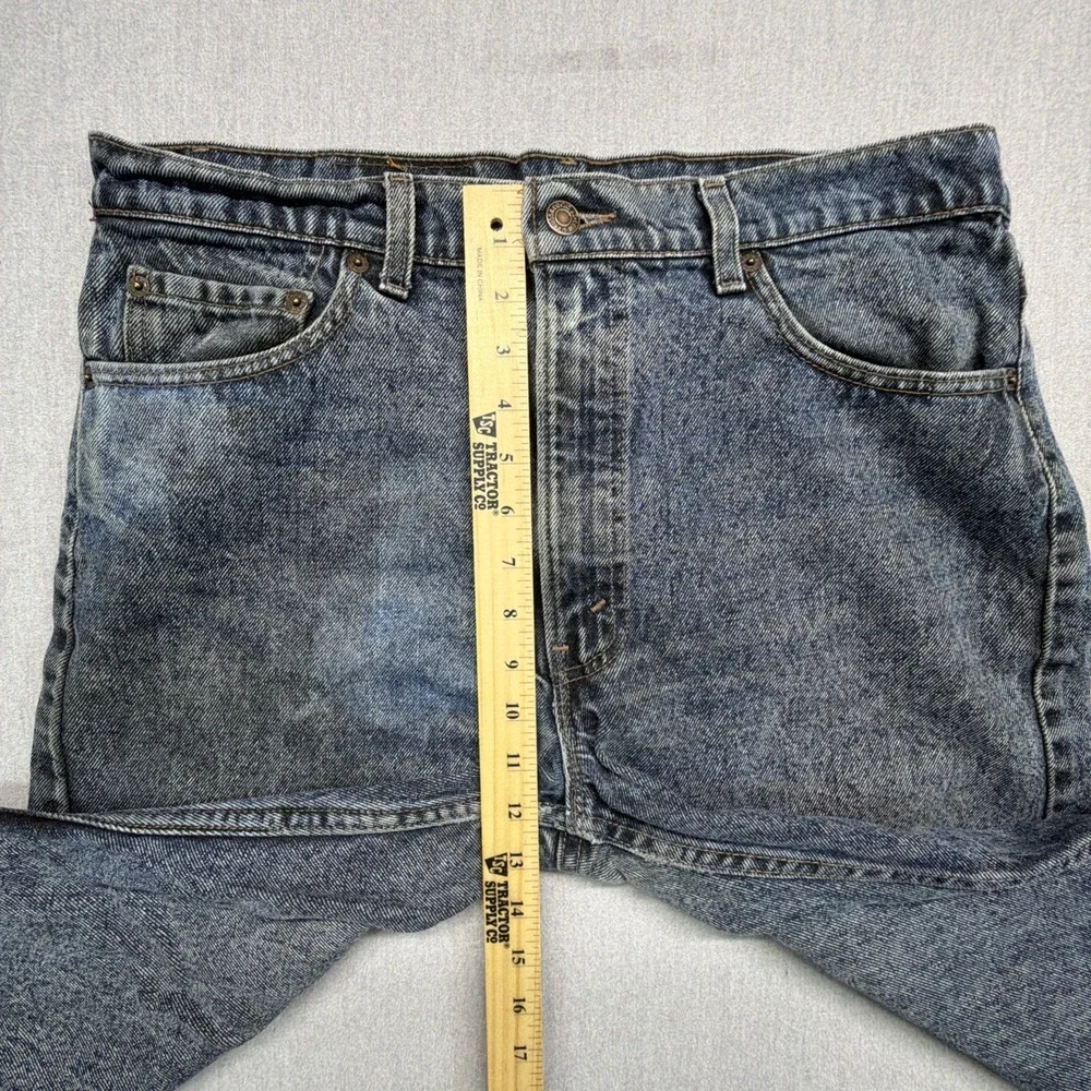 Vintage 80s Levi's 505 Jeans Mens 36x30 (Fits 34x29) USA Made 505 Blue 1985